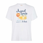 MC2 Saint Barth Man Cotton T-shirt With Aperol Spritz Venice Print | Aperol Special Edition