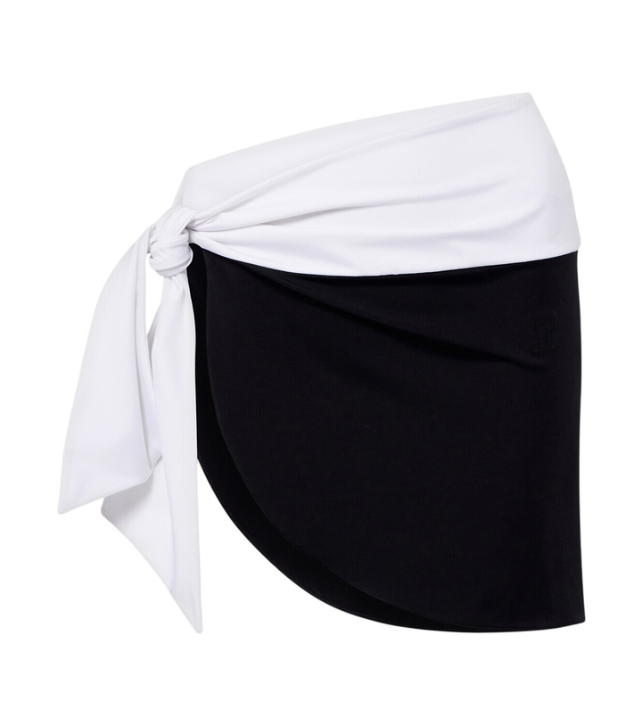 Photo: Balmain Asymmetric beach cover-up
