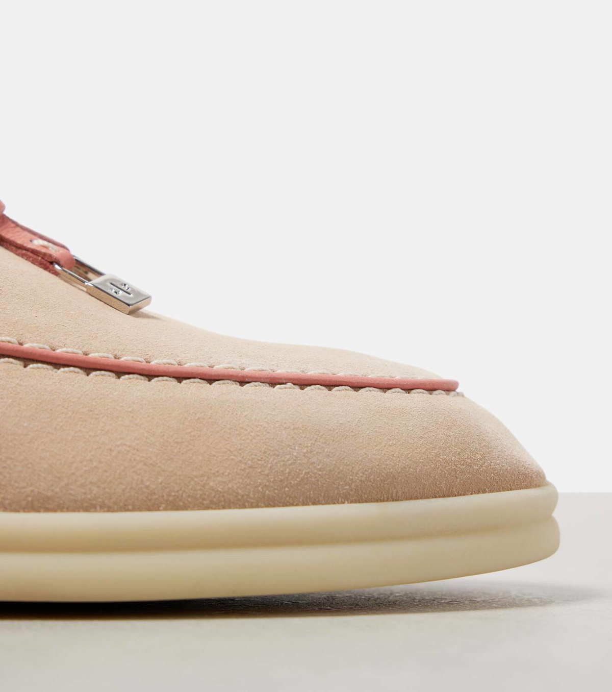 Loro Piana Summer Charms suede loafers