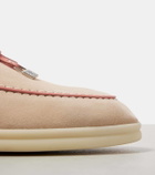 Loro Piana Summer Charms suede loafers