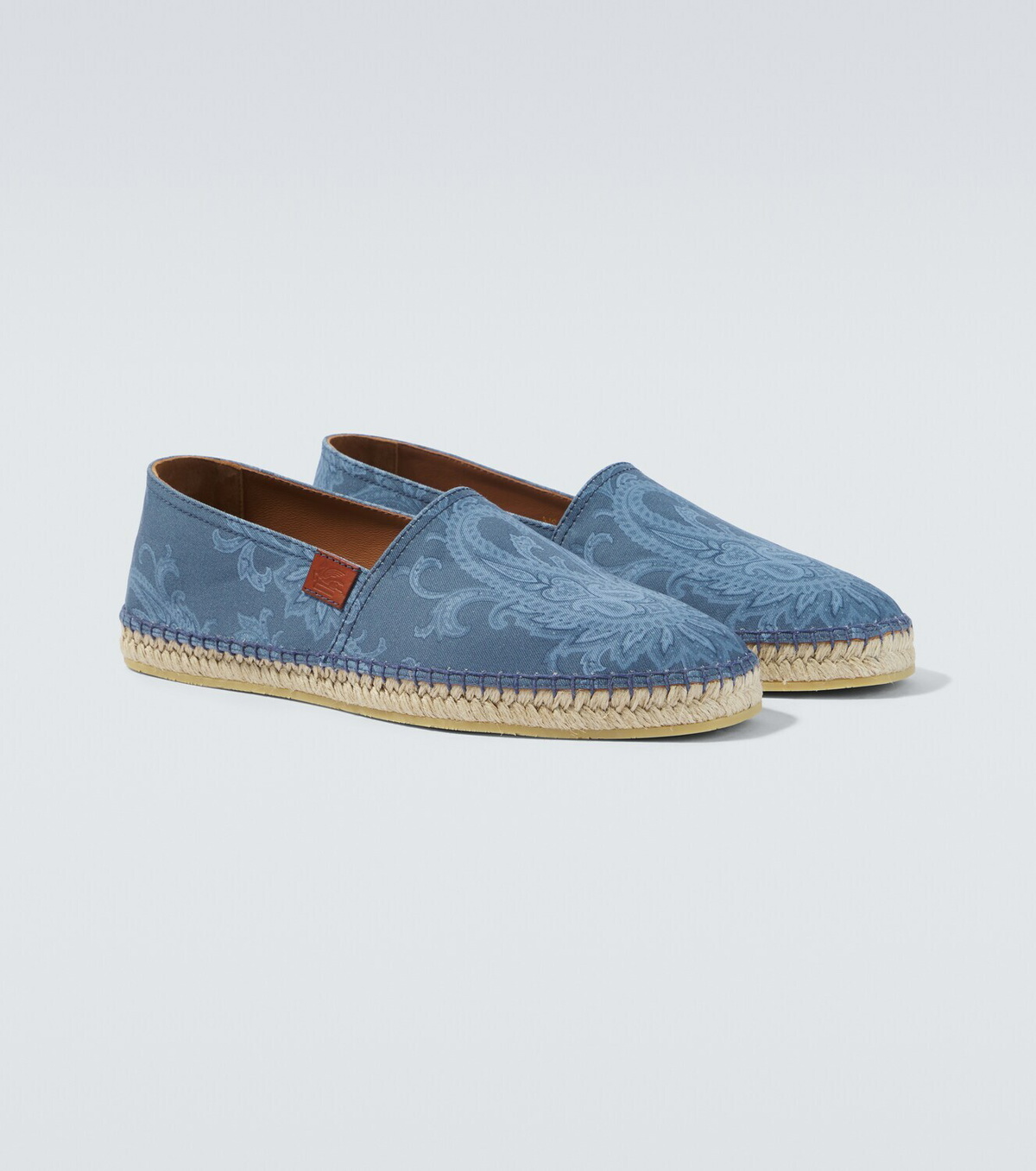 Etro Paisley gabardine espadrilles
