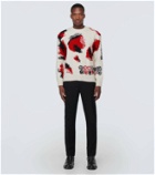 Alexander McQueen Intarsia wool and cotton sweater