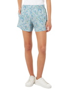 MC2 Saint Barth Woman Cotton Joanna Luise Pull Up Shorts Meave | Made With Liberty Fabric