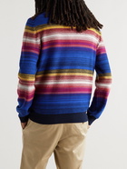 Missoni - Striped Wool-Blend Sweater - Blue