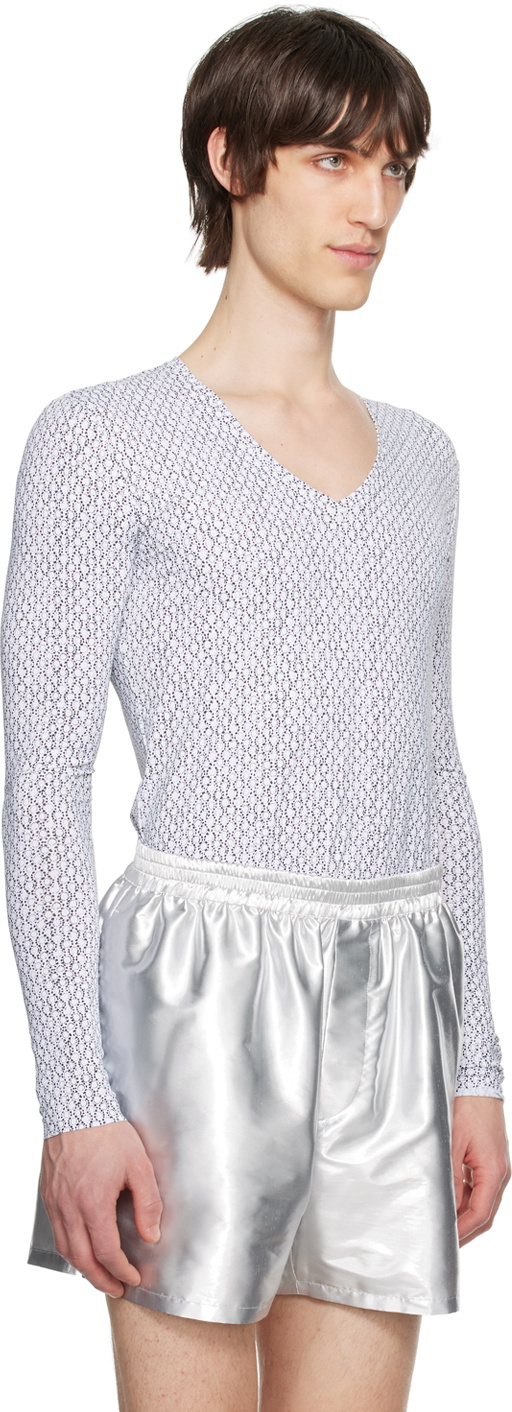 SAPIO White & Black Nº 21 Long Sleeve T-Shirt