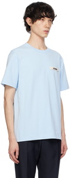 Jacquemus Blue 'Le t-shirt Gros Grain' T-Shirt