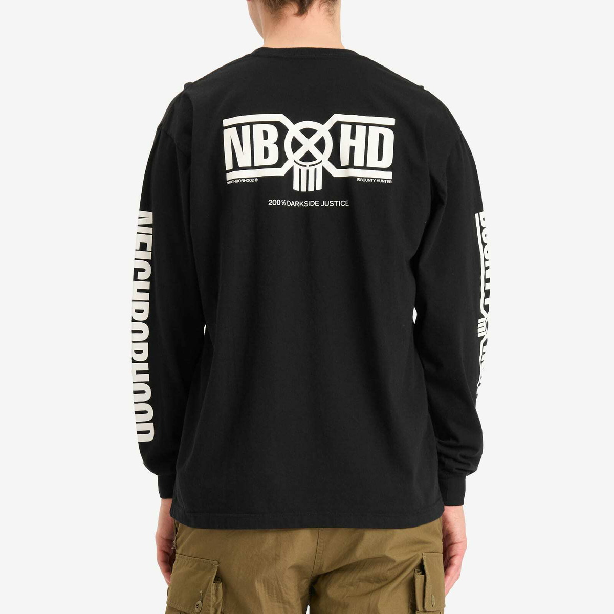 トップス NEIGHBORHOOD BOUNTY HUNTER . TEE LS-1 Neighborhood Men's x Bounty Hunter LS-1 T-shirt in Black