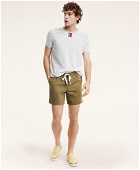 Brooks Brothers Men's Stretch Cotton Club Shorts | Olive