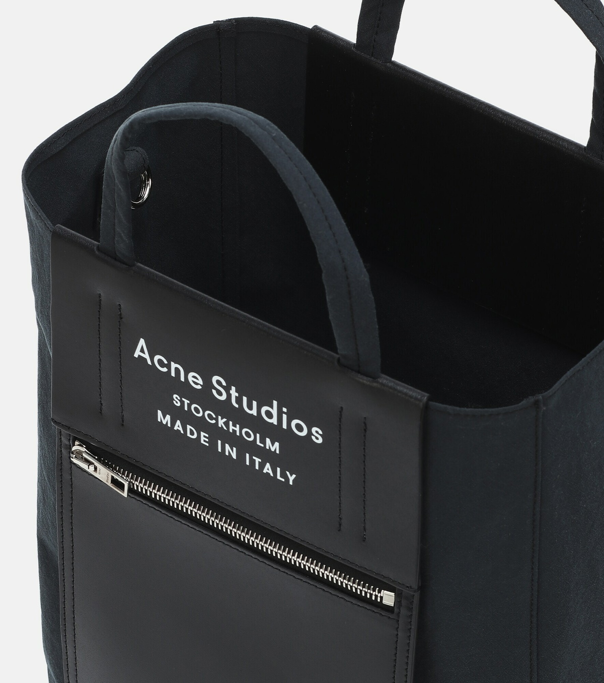 Acne Studios - Baker leather-trimmed tote Acne Studios