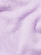 AGOLDE - Pace Half-Zip Cotton-Jersey Sweatshirt - Pink