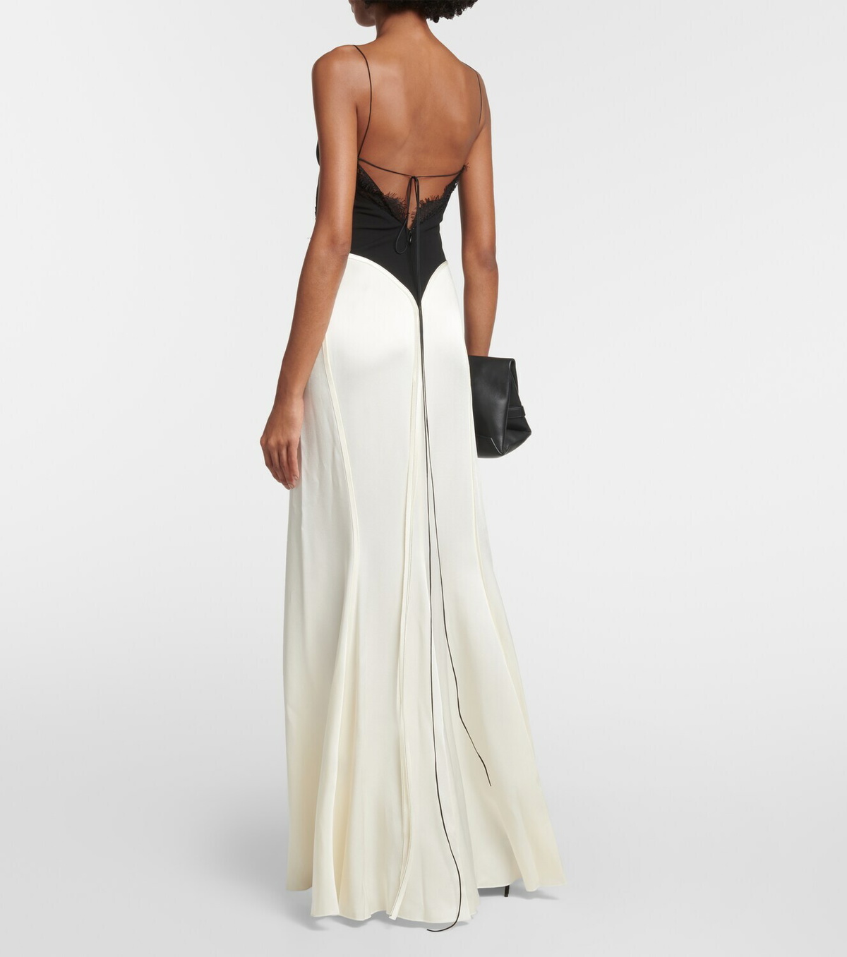 Victoria Beckham Satin lace gown Victoria Beckham