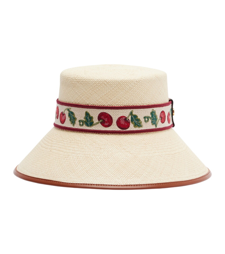 Photo: Valentino Cherryfic straw bucket hat