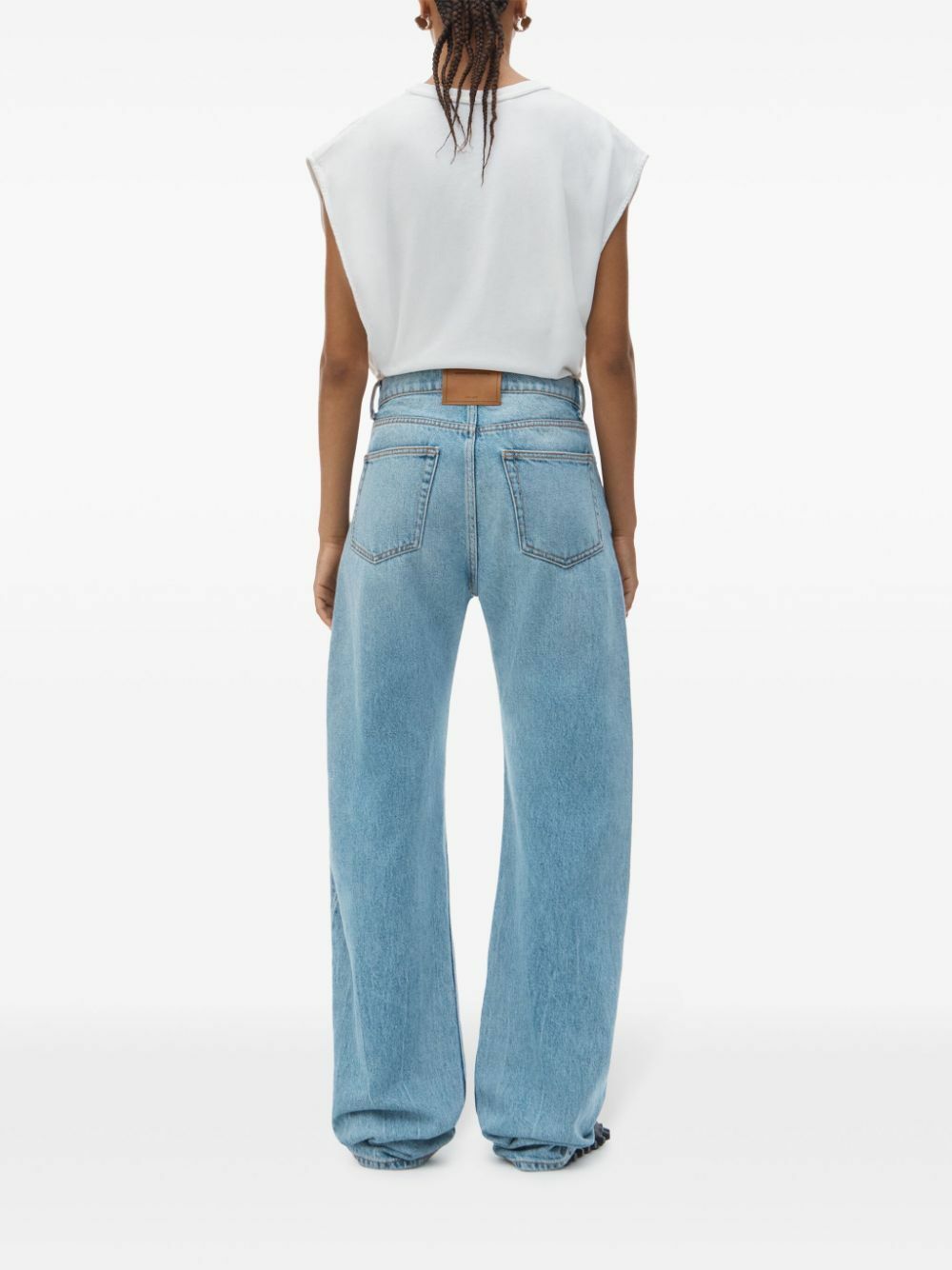 Alexander Wang Logo-Embossed Jeans Alexander Wang