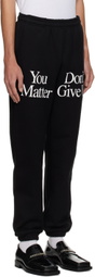 Praying Black 'Don't Give Up' Sweatpants