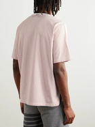 Thom Browne - Oversized Striped Cotton-Jersey T-Shirt - Pink