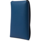 TOM FORD - Full-Grain Leather Pouch - Blue