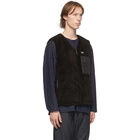Taion Extra Reversible Navy and Black Zip Vest
