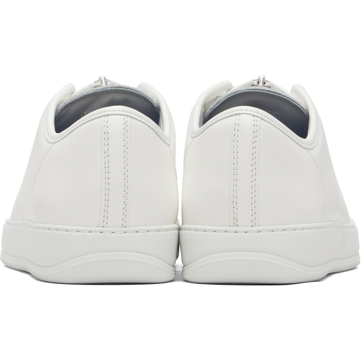 Lanvin White DBB1 Zip Sneakers