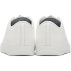 Lanvin White DBB1 Zip Sneakers