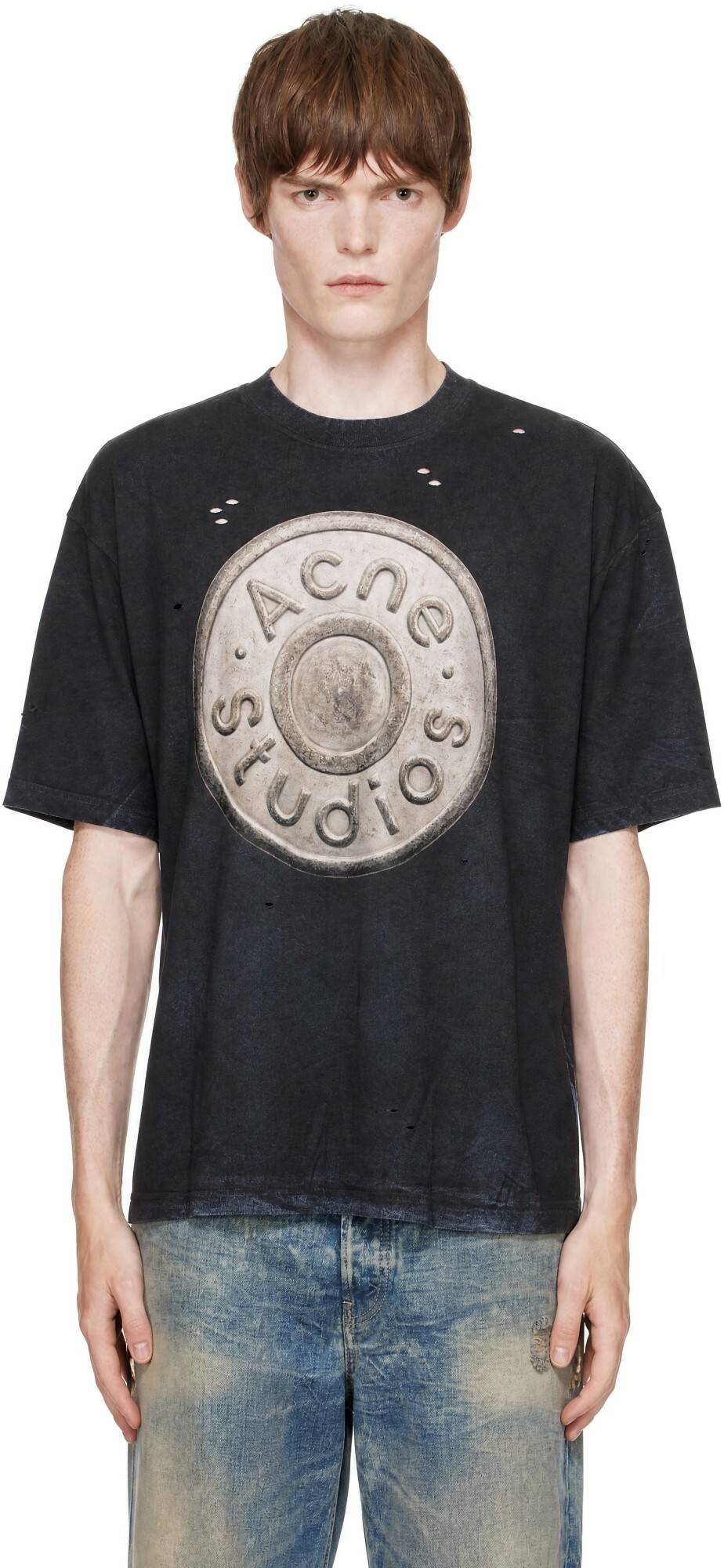 Acne Studios Black Logo T-shirt