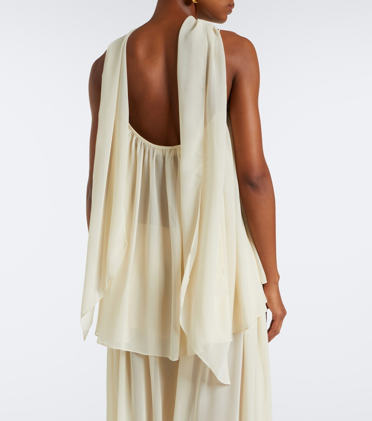 De La Vali Agapito georgette top