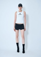 Balenciaga Cut-Off Brief Mini Skirt