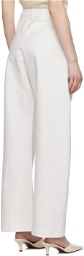 Arch The White Relaxed-Fit Trousers
