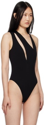 Beaufille Black Triple Strap Bodysuit