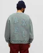 Axel Arigato Typo Embroidered Sweatshirt Grey - Mens - Sweatshirts