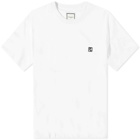 Wooyoungmi Men's String Detail T-Shirt in White