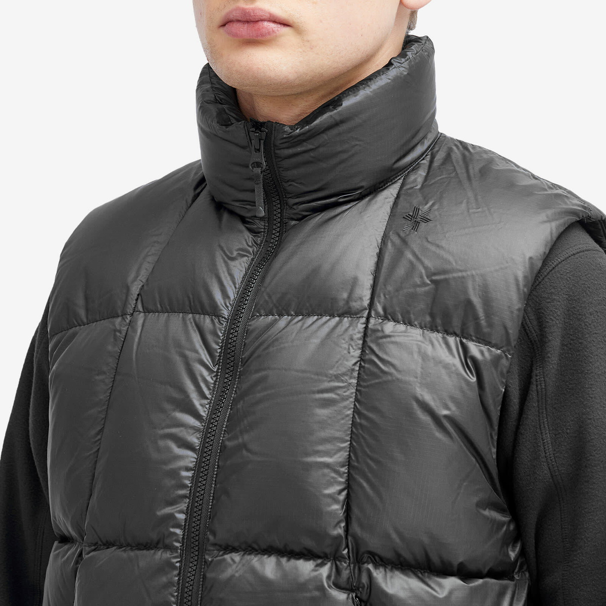 Goldwin Men's PERTEX QUANTUM Down Vest in Black Goldwin