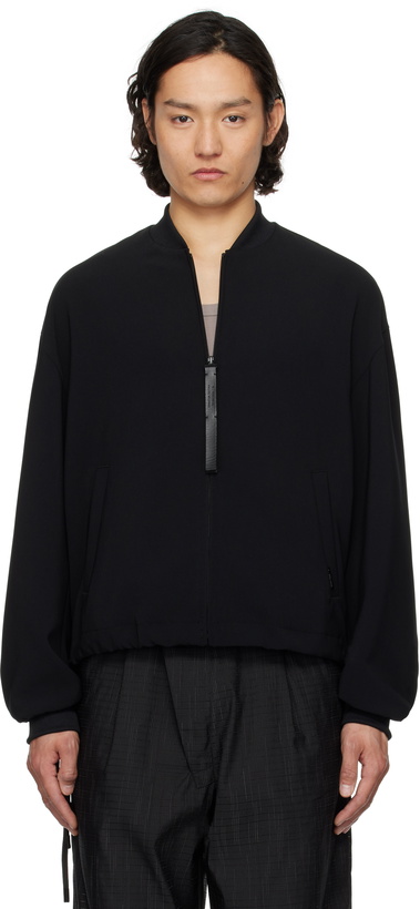 Photo: N.Hoolywood Black Blouson Bomber Jacket