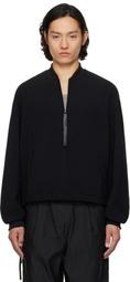 N.Hoolywood Black Blouson Bomber Jacket