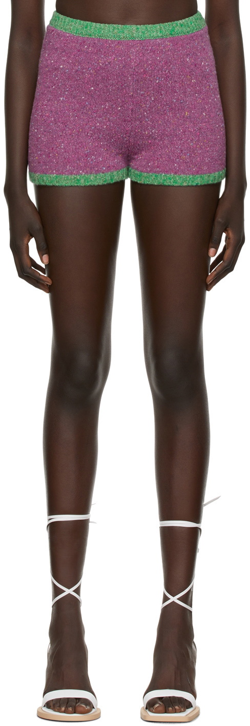 Gimaguas Purple & Green Rodeo Shorts Gimaguas