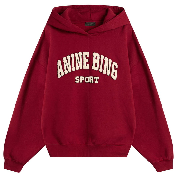 Photo: Anine Bing Women's Alec Sport Hoodie in Red