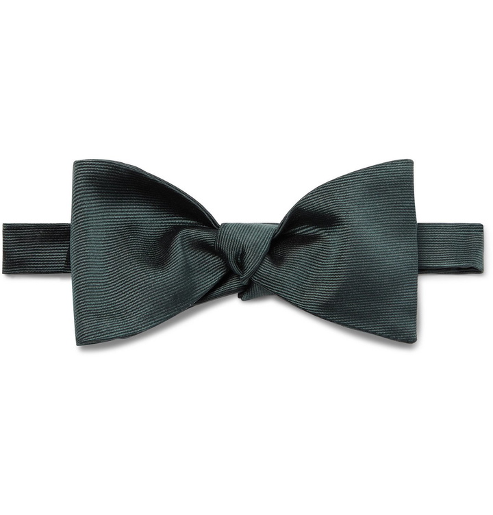 Photo: Paul Smith - Self-Tie Silk-Grosgrain Bow Tie - Green