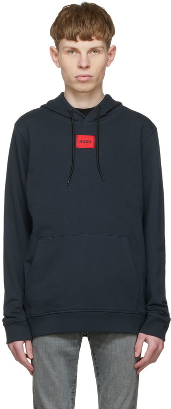 Photo: Hugo Navy Cotton Hoodie