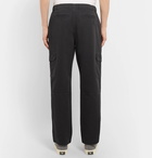 Folk - Ripstop-Panelled Cotton-Twill Cargo Trousers - Men - Charcoal