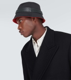 Christian Louboutin Bobino Spikes canvas bucket hat