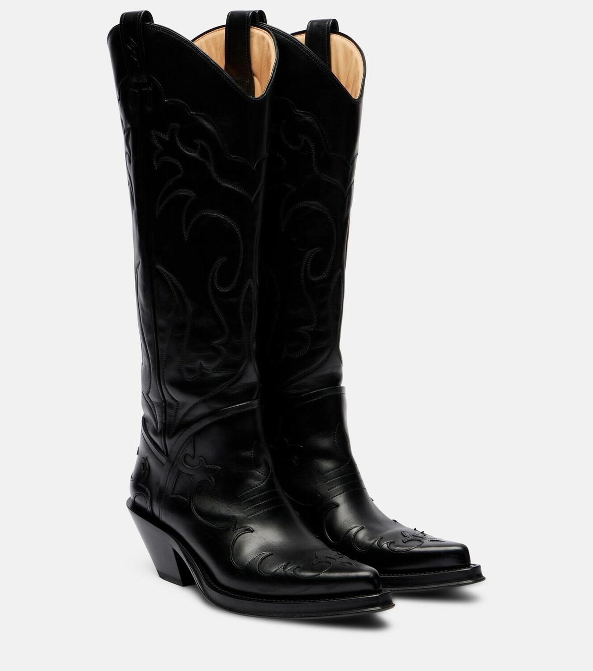 Gabriela Hearst Capitana leather cowboy boots
