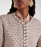 Valentino Embroidered tweed jacket