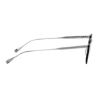 Dita Black and Silver Ash Glasses