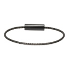 Le Gramme Black Slick Polished Ceramic Le 5 Grammes Cable Bracelet
