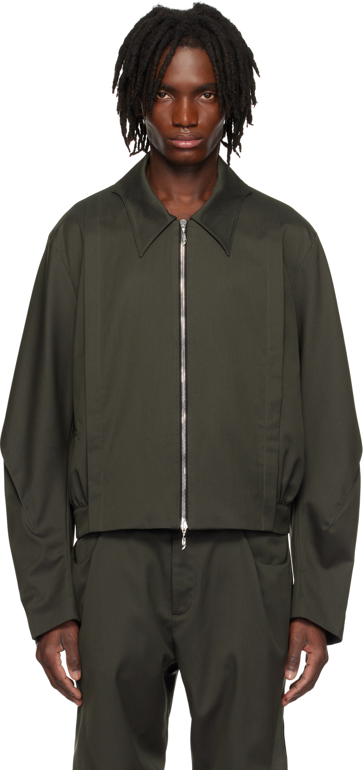 ジャケット・アウター cmmawear Jacket CMMAWEAR Khaki Batwing Jacket CMMAWEAR