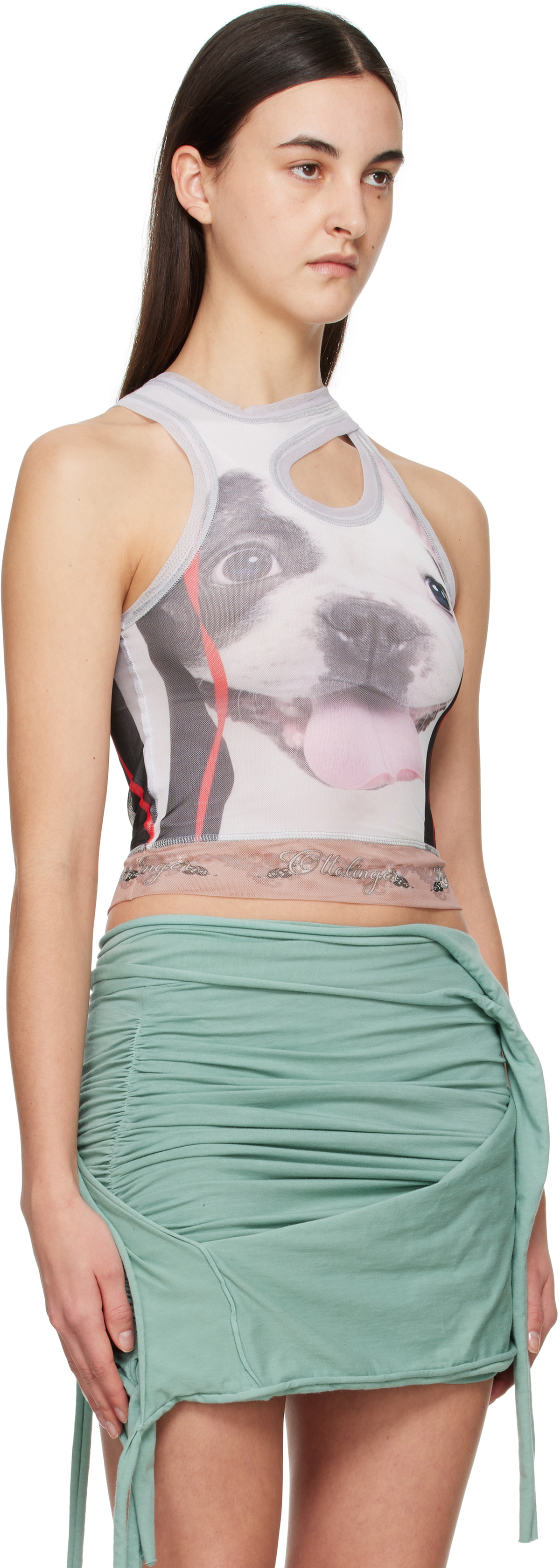 Ottolinger Multicolor Mesh Tank Top