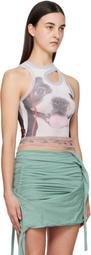 Ottolinger Multicolor Mesh Tank Top