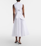 Patou Gathered midi dress