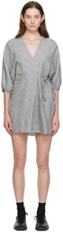 Deiji Studios Green 'The Thread Line' Minidress