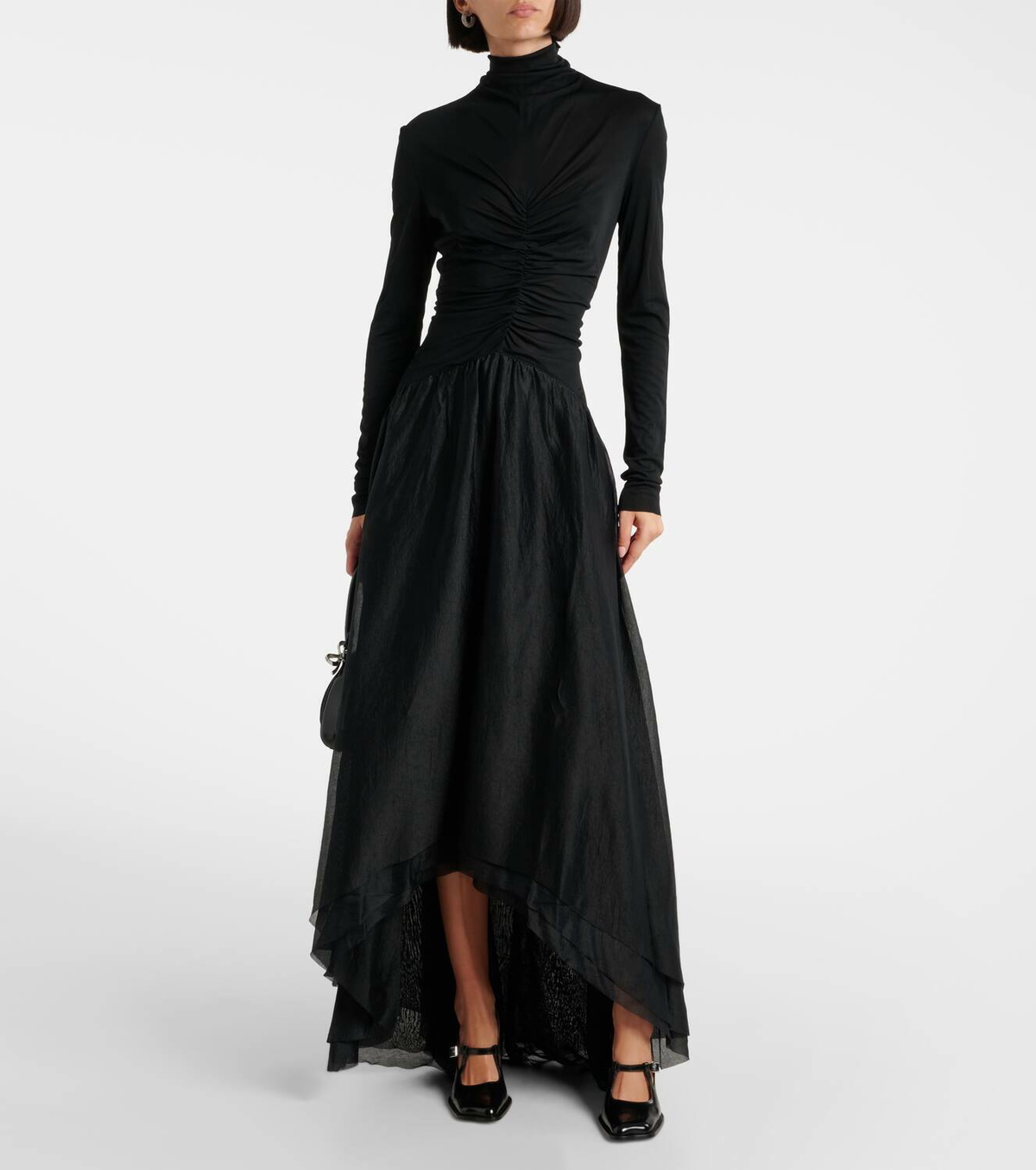 Jacques Wei Gathered maxi dress