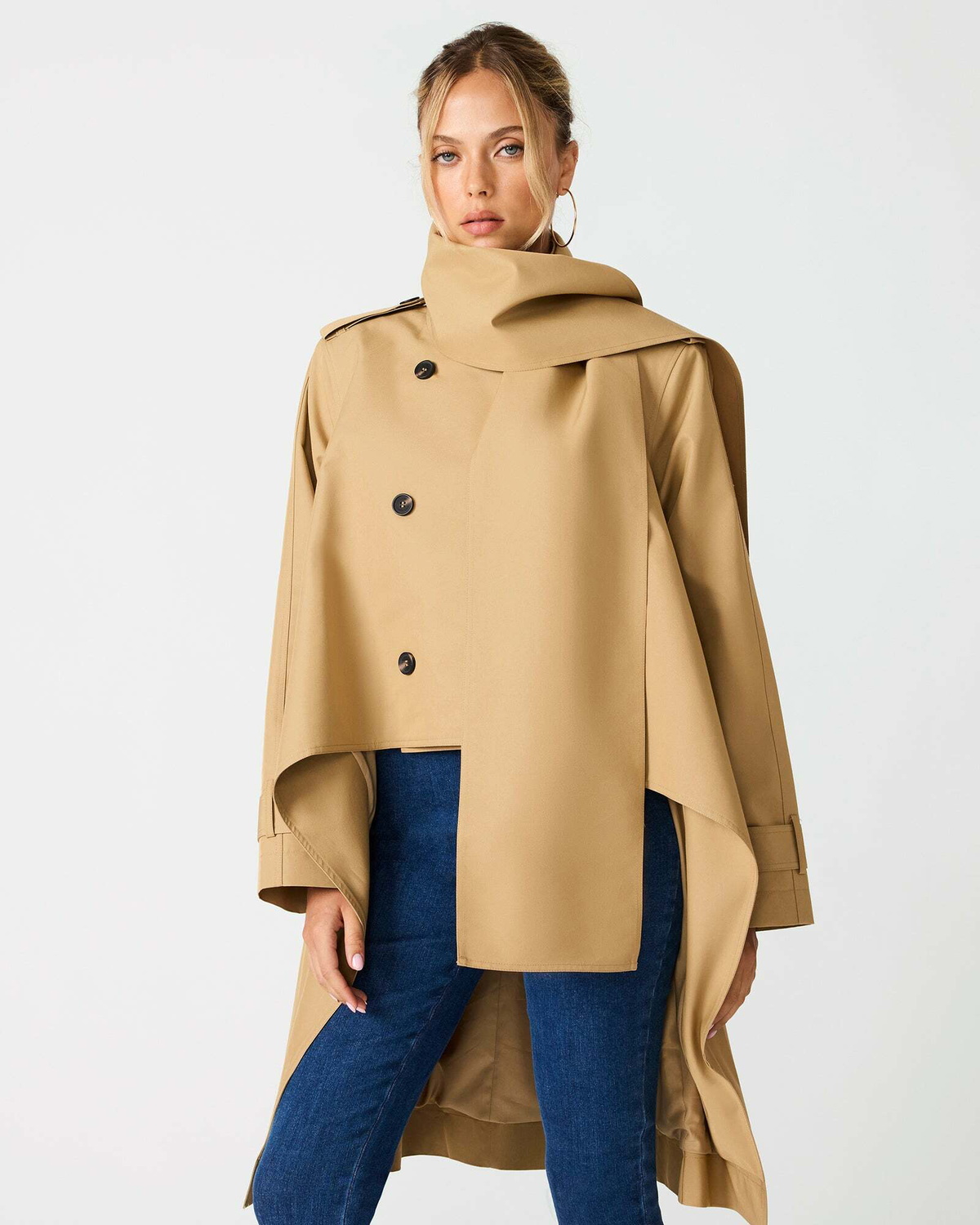 Steve Madden Caspian Jacket in Khaki